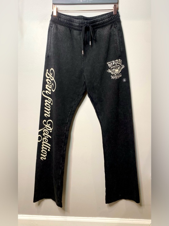Von Dutch Pants - NWT Von Dutch Acid Washed Flare Sweatpant.